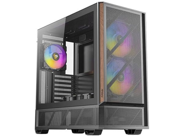 Antec P30 ARGB - Mid tower - ATX - sidepanel med vindu (herdet glass) - ingen strømforsyning - USB/lyd