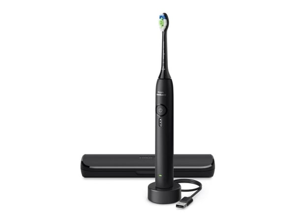 Philips 3100 series 3100 HX4033/32 Oppladbar tannbørste, Voksen, Sonik tannbørste, Daglig stell, 31000 bevegelser per minutt, Svart, 2 min, 4 x 30 sec