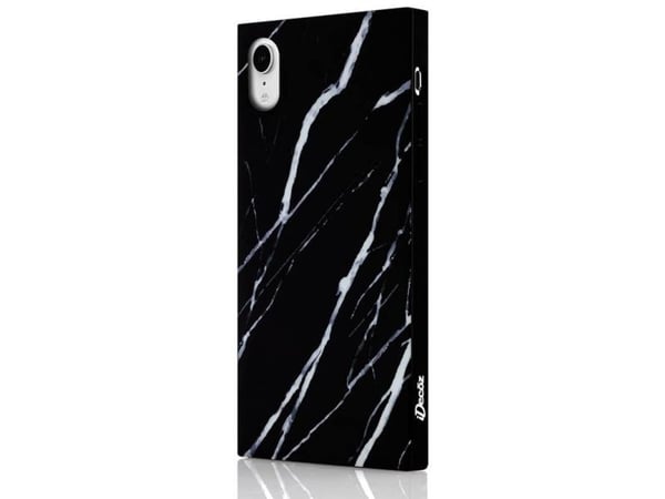 iDecoz BM862PC3, Etui, Apple, iPhone XR, 15,5 cm (6.1"), Svart, Hvit