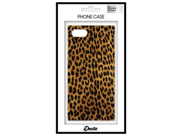 iDecoz LP262PC1, Mobilskal, Apple, iPhone 7, iPhone 8, 11,9 cm (4.7"), Svart, Brun
