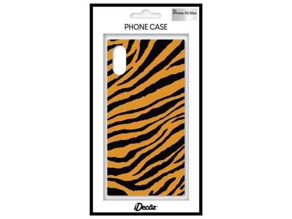 iDecoz TG732PC5, Suojus, Apple, iPhone XS Max, 16,5 cm (6.5"), musta, Ruskea