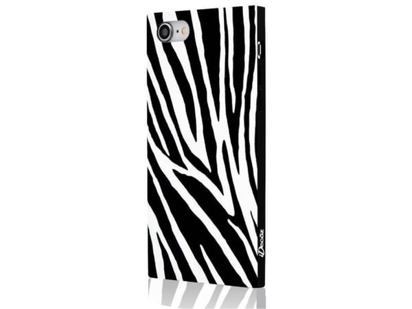 iDecoz ZB954PC1, Mobilskal, Apple, iPhone 7, iPhone 8, 11,9 cm (4.7"), Svart, Vit