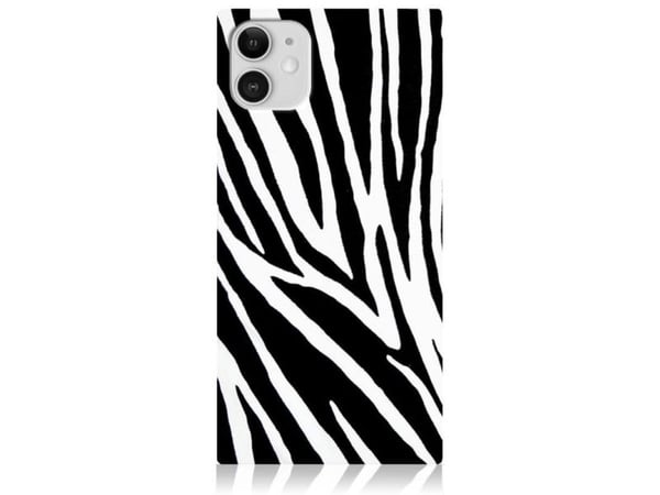 iDecoz ZB954PC6, Suojus, Apple, iPhone 11, 15,5 cm (6.1"), musta, Valkoinen