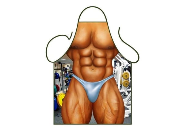 Bodybuilder-förkläde
