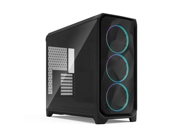 Fractal Design Meshify 3 XL - FT - utvidet ATX (E-ATX) - sidepanel med vindu (herdet glass) - ingen strømforsyning (ATX) - sort TG lys fargetone - ...