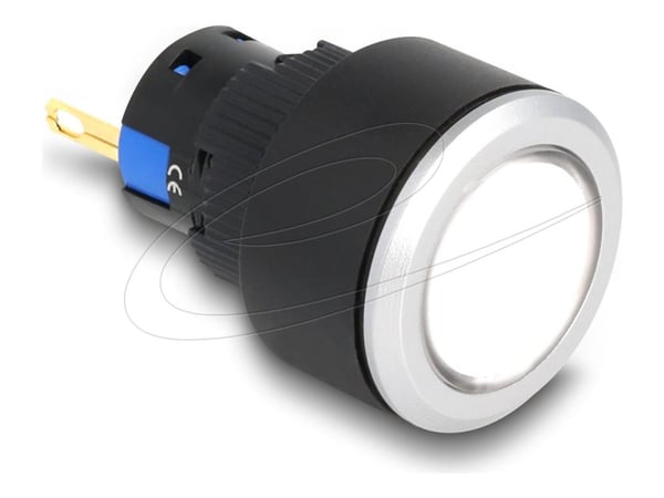 DeLOCK 22054, Ammattityövalot koneeseen, LED, 1 lamppua, Muovi, musta, Hopea, Valkoinen