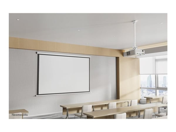 Neomounts CL25-540WH1 - Monteringssett (takmontering) - full bevegelse - for projektor - easy-install, height 60.5 - 90.5 cm - stål - hvit