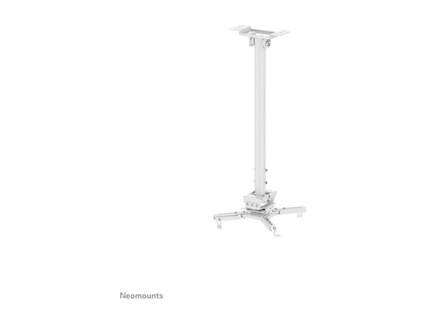 Neomounts CL25-550WH1 - Monteringssett (takmontering) - full bevegelse - for projektor - easy-install, height 74.5 - 114.5 cm - stål - hvit