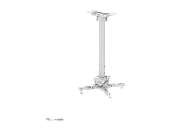 Neomounts CL25-540WH1 - Monteringssett (takmontering) - full bevegelse - for projektor - easy-install, height 60.5 - 90.5 cm - stål - hvit