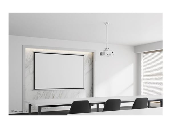 Neomounts CL25-550WH1 - Monteringssett (takmontering) - full bevegelse - for projektor - easy-install, height 74.5 - 114.5 cm - stål - hvit