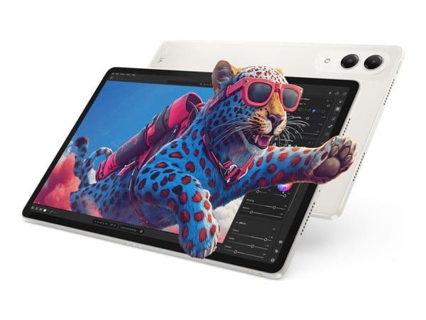 Lenovo Yoga Tab ZAG6 - Tablet - Android 15 eller nyere - 256 GB UFS card - 11.1" LTPS (3200 x 2000) - skjell - med Lenovo 2-in-1 Keyboard Pack + Ta...
