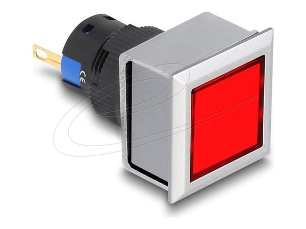 DeLOCK 22057, Lys til industrimaskiner, LED, 1 Lampe( r), Plast, Sort, Sølv, Rød