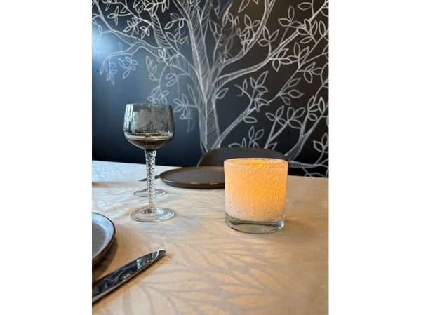 Securit® Stage MANI, munnblåst resirkulert glass, hvit