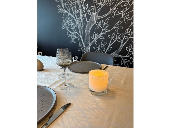 Securit® Stage MANI, munnblåst resirkulert glass, hvit