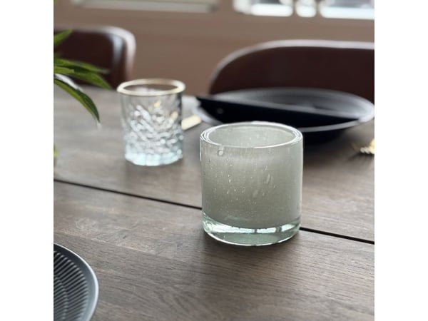 Securit® Stage MANI, munnblåst resirkulert glass, hvit