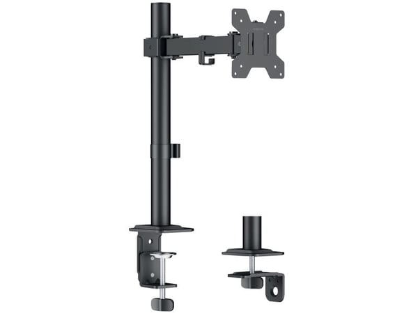 LogiLink skjermfeste, arm-lengde 202 mm, svart med klemme, for 43,18 cm - 81,28 cm (17" - 32"), 1 stk (BP0215)