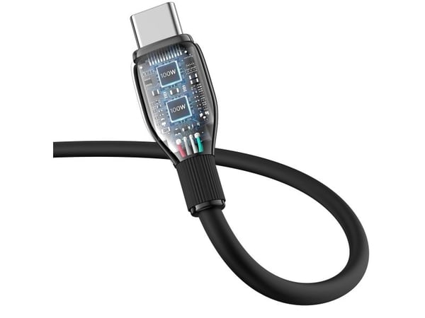 USB-C to USB-C Cable Baseus Pudding, 100W, 5A, 1.2m, Black P10355702111-00