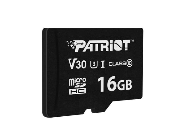 Patriot VX Series - Flashminnekort - 16 GB - Video Class V30 / UHS-I U3 / Class10 - microSDXC UHS-I U3