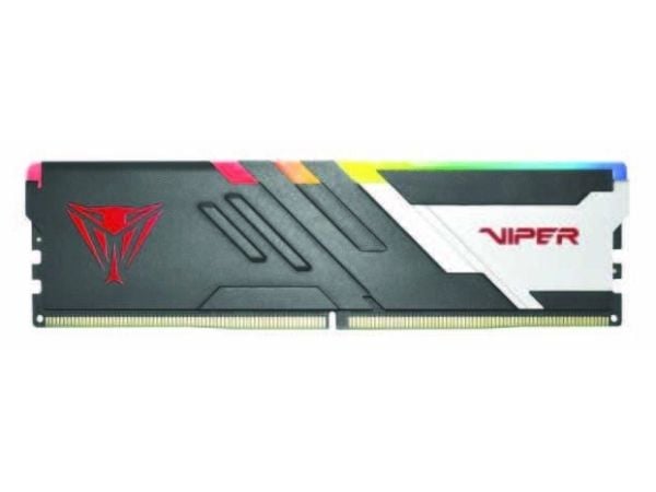 Patriot Viper Venom RGB DDR5 series - DDR5 - modul - 16 GB - DIMM 288-pin - 6000 MT/s / PC5-48000 - CL30 - 1.35 V - ikke-bufret - on-die ECC - matt...