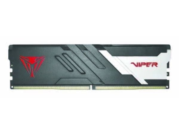 Patriot Viper Venom series - DDR5 - modul - 32 GB - DIMM 288-pin - 3000 MHz / PC5-48000 - CL30 - 1.35 V - on-die ECC - matt svart, sølv, rød