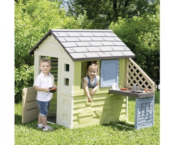 Smoby 810738, Frittstående lekehus, 2 år, 1 dører, Flerfarget