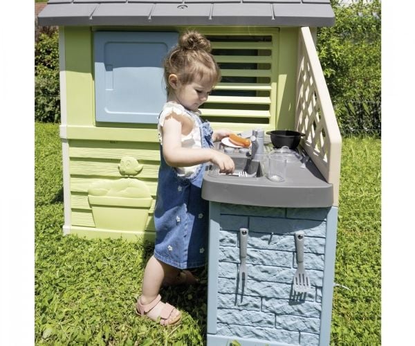 Smoby 810738, Frittstående lekehus, 2 år, 1 dører, Flerfarget