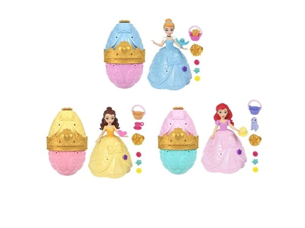 Disney Princess Easter Egg Surprise Assortment, Pieni nukke, Naaras, 3 vuosi/vuosia, Poika/tyttö, 122 mm, Monivärinen