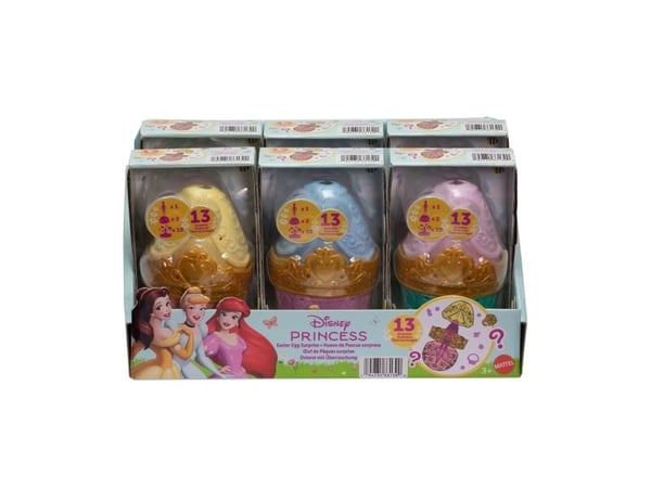 Disney Princess Easter Egg Surprise Assortment, Pieni nukke, Naaras, 3 vuosi/vuosia, Poika/tyttö, 122 mm, Monivärinen