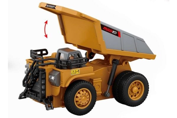 Dump Truck R/C 1:64 2,4GHz 3,7V Li-Ion, 8 kanaler