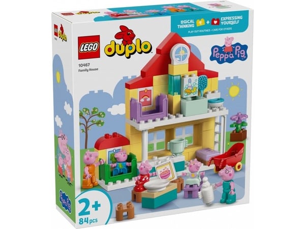 LEGO DUPLO 10467 Peppa Pig Family House -rakennussarja, 84 osaa