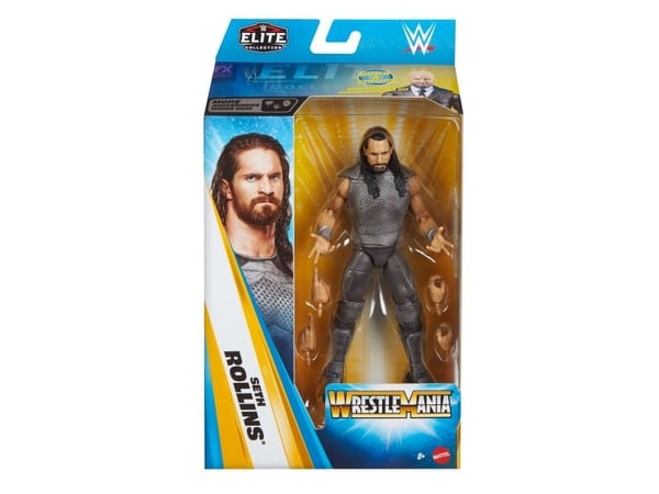 WWE WrestleMania Seth Rollins actionfigur, 8 år, flerfarget, plast