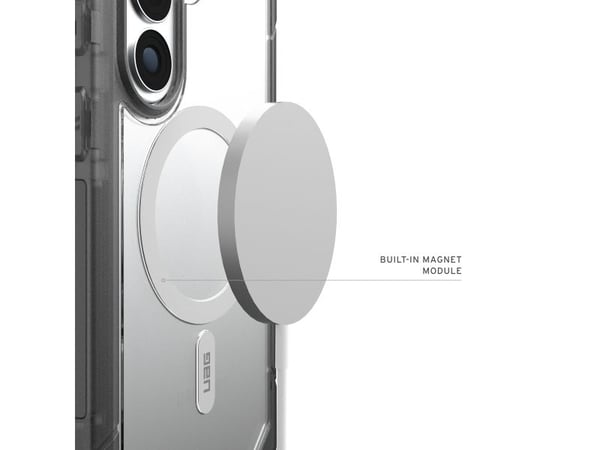 UAG - Trooper w/Magnet Cover - Clear/Ash - Samsung S26+