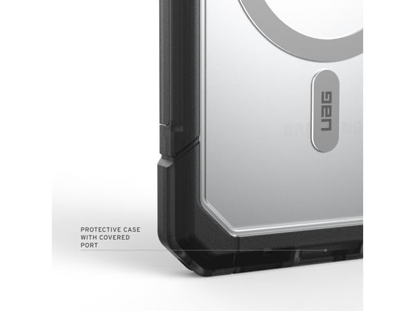 UAG - Trooper w/Magnet Cover - Clear/Ash - Samsung S26+