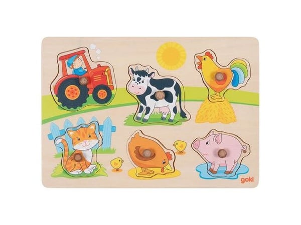Goki 57309, 6 stykker, Dyr, 1 år