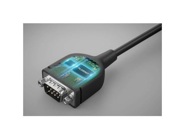 Manhattan USB-C til seriell DB9/RS232-adapter PL2303GT 1m