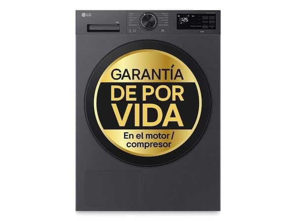 LG Serie 500 RHX5009TBB - Tørker - Wi-Fi - bredde: 60 cm - dybde: 66 cm - høyde: 85 cm - frontileggelse - anti-fingerprint graphite matte steel