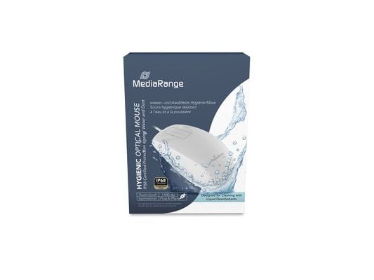 MediaRange MROS266, Ambidekstriøs, Optisk, USB Type-C, 1000 DPI, Hvit