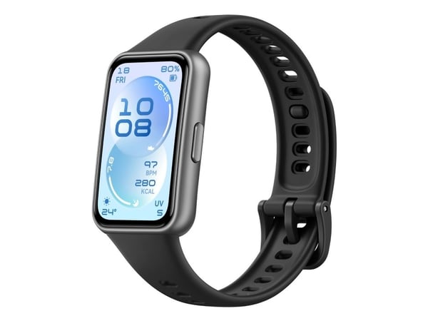 Huawei Band 11 - Polymer - aktivitetssporer med stropp - fluorelastomer - svart - håndleddstørrelse: 130-210 mm - display 1.62" - Bluetooth 6.0 BLE...
