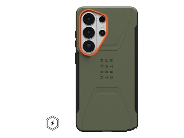 Urban Armor Gear Civilian, deksel, Samsung, Galaxy S26 Ultra, 17,5 cm (6,9"), Oransje, Oliven