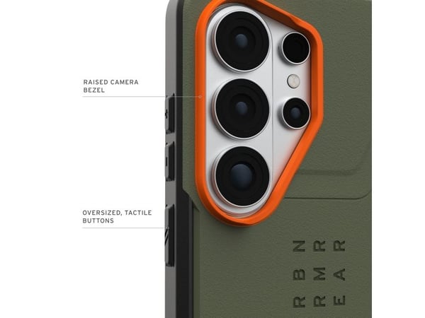 Urban Armor Gear Civilian, deksel, Samsung, Galaxy S26 Ultra, 17,5 cm (6,9"), Oransje, Oliven