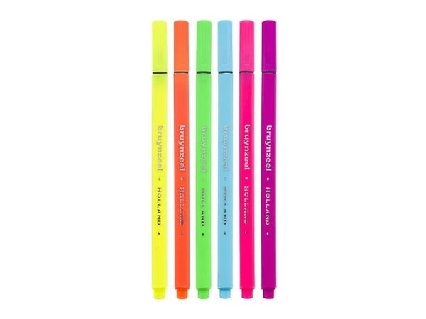 Bruynzeel 60241106, Flerfarget, Flerfarget, 0,4 mm, Fint, Rund, Vann-basert blekk