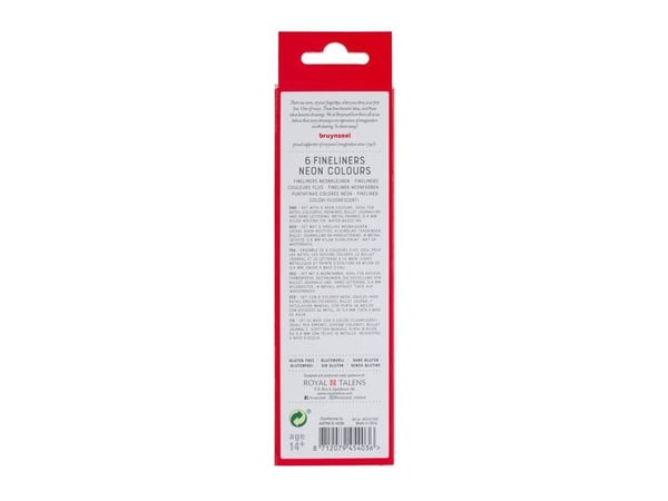 Bruynzeel 60241106, Flerfarget, Flerfarget, 0,4 mm, Fint, Rund, Vann-basert blekk
