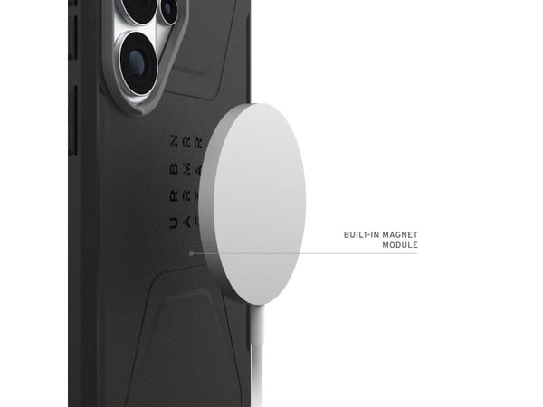 UAG - Civilian w/Magnet Cover - Black - Samsung S26 Ultra