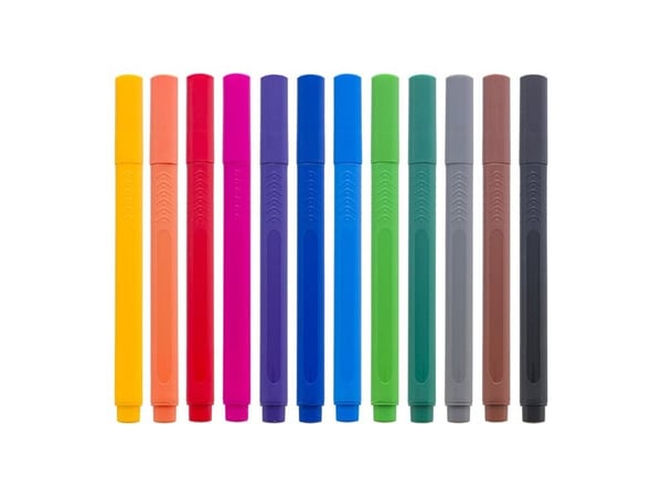 Bruynzeel 60241512, Flerfarget, Flerfarget, 0,4 mm, Fint, Rund, Vann-basert blekk