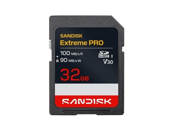 SanDisk Extreme PRO - Flashminnekort - 32 GB - Video Class V30 / UHS-I - SDHC UHS-I