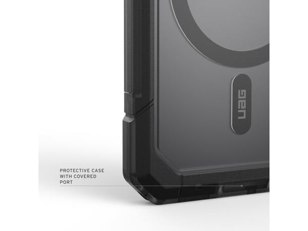 UAG - Trooper w/Magnet Cover - Clear/Ash - Samsung S26