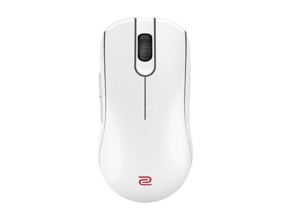 BenQ ZOWIE FK2-DW - Glossy Edition - mus - 4K, for esports, M - høyre- og venstrehåndet - 7 knapper - trådløs - 2.4 GHz - hvit
