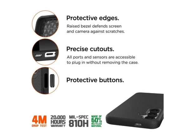 Eiger North Case Galaxy S25+/S24+ schwarz (EGCA00709)