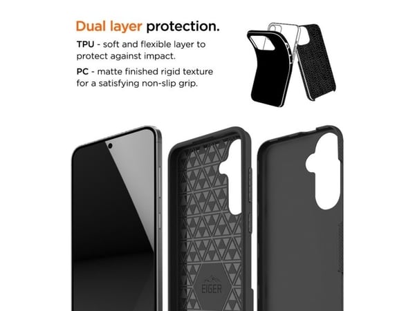 Eiger North Case Galaxy S25+/S24+ schwarz (EGCA00709)