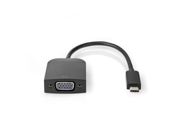 Nedis CCGP64852BK02, 3.2 Gen 1 (3.1 Gen 1), USB Type-C, VGA (D-Sub) -lähtö, 1920 x 1200 pikseliä